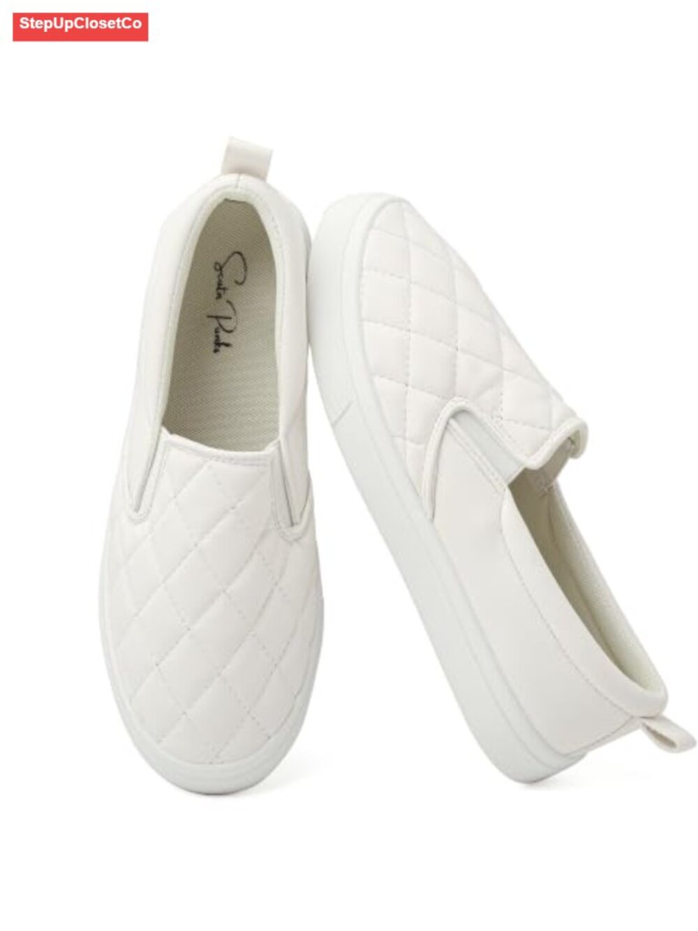 Women's Leather Slip-On Loafers Comfortable Walking Shoes